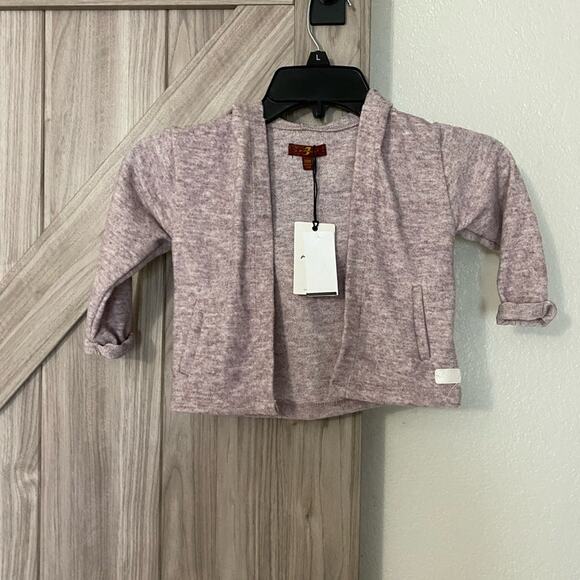 NWT 7 for all mankind 18 month marble earth red hooded jacket - Picture 1 of 5